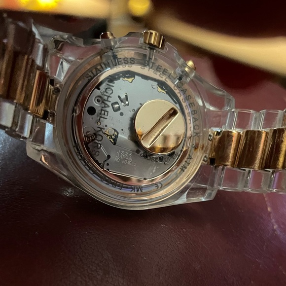 Michael Kors Watch- Women’s Clear & Rose Gold - Picture 3 of 6